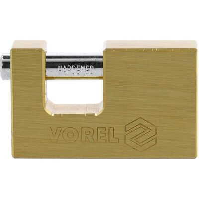 Toya, Vorhängeschloss, Vorhängeschloss 65 mm Stift Messing 3 Schlüssel Toya, Vorhängeschloss, Vorhängeschloss 65 mm Stift Messing 3 Schlüssel