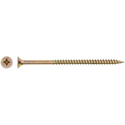 Haushalt, Dübel, CHIPBOARD SCREW 5.0X90/54 YLW ZP10PCS G2 (10 Stk.) Haushalt, Dübel, CHIPBOARD SCREW 5.0X90/54 YLW ZP10PCS G2 (10 Stk.)