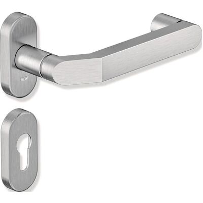 Hewi, Türgriff + Türgarnitur, Rosettengarnitur 270XAH01.340 Edelstahl oval PZ DIN links / rechts D/D (Türgriff) Hewi, Türgriff + Türgarnitur, Rosettengarnitur 270XAH01.340 Edelstahl oval PZ DIN links / rechts D/D (Türgriff)