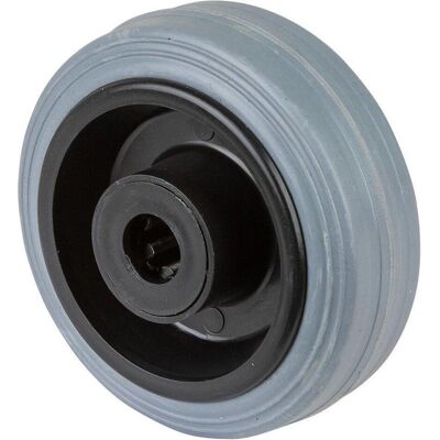BS Modell B46.080 - Kunststoffrad Gummi Grau 80mm BS Modell B46.080 - Kunststoffrad Gummi Grau 80mm