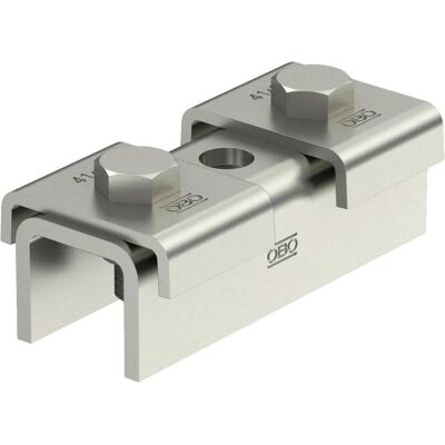 OBO Bettermann OBO SVE 41 A2 Schienenverbinder MS 41 Profilschienen 100x4mm, Elektronikzubehör + Gehäuse, Silber OBO Bettermann OBO SVE 41 A2 Schienenverbinder MS 41 Profilschienen 100x4mm, Elektronikzubehör + Gehäuse, Silber