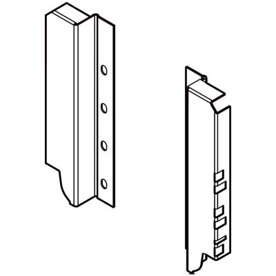 Blum, Möbelausstattung, Holzrückwandhalter TANDEMBOX antaro C (1 Stk.) Blum, Möbelausstattung, Holzrückwandhalter TANDEMBOX antaro C (1 Stk.)