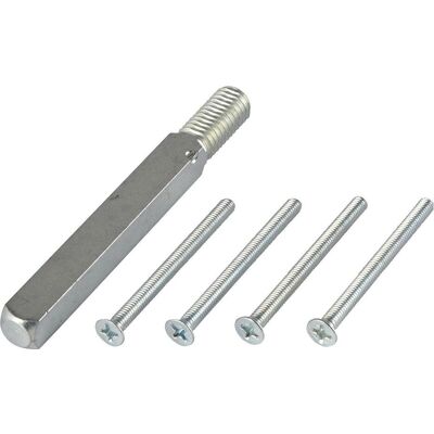 Grundmann, Türgriff + Türgarnitur, GEOS FH Stift 9mm- u. Schraubenen, 37 - 42 mm, verzinkt, DIN 18 273, 1 Beutel Grundmann, Türgriff + Türgarnitur, GEOS FH Stift 9mm- u. Schraubenen, 37 - 42 mm, verzinkt, DIN 18 273, 1 Beutel