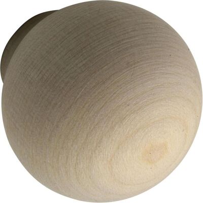 Alles im griff, Möbelgriff, Schrankknopf Olwen Griff ø 35 mm Tiefe 38 mm Möbelknopf Türknauf Ahorn roh Alles im griff, Möbelgriff, Schrankknopf Olwen Griff ø 35 mm Tiefe 38 mm Möbelknopf Türknauf Ahorn roh