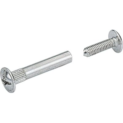 Hettich Direkta 2 Verbindungsschraube - Stahl vernickelt - 28-36mm Hettich Direkta 2 Verbindungsschraube - Stahl vernickelt - 28-36mm