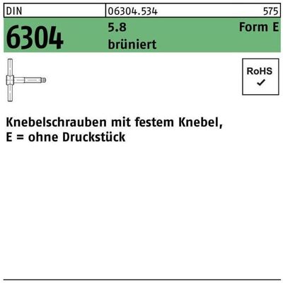 SanDisk Schrauben, DIN 6304 Form E Knebelschraube M10x70 Stahl 5.8 brüniert m. festem Knebel SanDisk Schrauben, DIN 6304 Form E Knebelschraube M10x70 Stahl 5.8 brüniert m. festem Knebel