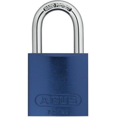 Abus, Vorhängeschloss, 72/40 blau Abus, Vorhängeschloss, 72/40 blau