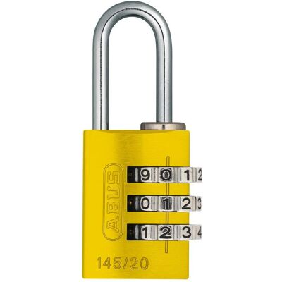 Abus, Vorhängeschloss, 145/20 yellow Lock-Tag Abus, Vorhängeschloss, 145/20 yellow Lock-Tag