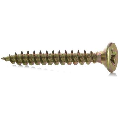 Haushalt, Dübel, CHIPBOARD SCREW 4.5X35 YLW ZP 25PCS G1 (25 Stk.) Haushalt, Dübel, CHIPBOARD SCREW 4.5X35 YLW ZP 25PCS G1 (25 Stk.)