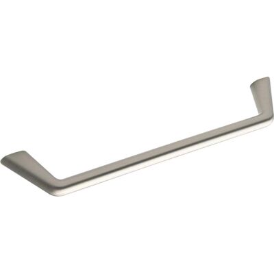 Furnipart, Möbelgriff, Möbelgriff TRACE Lochabstand 160, Breite 168 mm, Zinkdruckguss Edelstahl Effekt Furnipart, Möbelgriff, Möbelgriff TRACE Lochabstand 160, Breite 168 mm, Zinkdruckguss Edelstahl Effekt