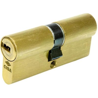 Cisa, Türschloss + Schliesszylinder, Zylinder Asix 1.0E300.12.0.0000.C5 Messing (30 X 40 Mm) Cisa, Türschloss + Schliesszylinder, Zylinder Asix 1.0E300.12.0.0000.C5 Messing (30 X 40 Mm)