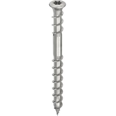 Heco Edelstahl Terrassenschrauben - 5x70mm, TX, 200 Stück Heco Edelstahl Terrassenschrauben - 5x70mm, TX, 200 Stück