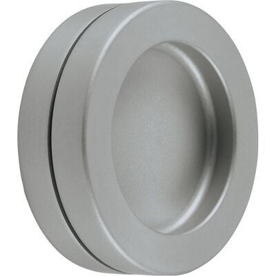 Kws, Möbelgriff, Muschelgriff 5253 Aluminium Edelstahl Effekt eloxiert Einlass-Ø 50 mm Kws, Möbelgriff, Muschelgriff 5253 Aluminium Edelstahl Effekt eloxiert Einlass-Ø 50 mm
