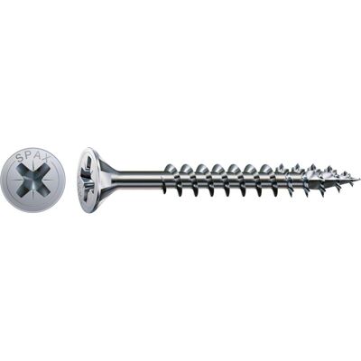 Spax, Schrauben, Senkmultikopf Kreuzschlitz Z2 Vollgewinde Wirox (200 Schrauben pro Stück, 3.5 x 50 mm) Spax, Schrauben, Senkmultikopf Kreuzschlitz Z2 Vollgewinde Wirox (200 Schrauben pro Stück, 3.5 x 50 mm)