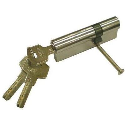 Haushalt, Türschloss + Schliesszylinder, CYLINDER LOCK 85MM 30X55 CHROME 5 KEY Haushalt, Türschloss + Schliesszylinder, CYLINDER LOCK 85MM 30X55 CHROME 5 KEY