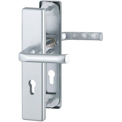 Hoppe London Aluminium Türgriff-Garnitur - Außen-/Innen, 72mm, Profilzylinder Hoppe London Aluminium Türgriff-Garnitur - Außen-/Innen, 72mm, Profilzylinder
