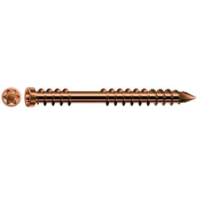 Spax, Schrauben, Terrasse A2 Zylinderkopf T-Star Plus T25 Fixiergewinde Cut Antik (200 Schrauben pro Stück, 5 x 50 mm) Spax, Schrauben, Terrasse A2 Zylinderkopf T-Star Plus T25 Fixiergewinde Cut Antik (200 Schrauben pro Stück, 5 x 50 mm)