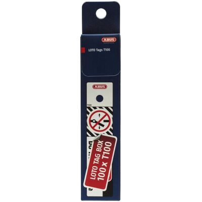 Abus, Vorhängeschloss, LOTO Warnanhänger T100 Abus, Vorhängeschloss, LOTO Warnanhänger T100