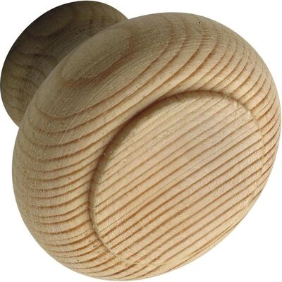 Alles im griff, Möbelgriff, Möbelknopf Hylas ø 40 mm Tiefe 25 mm Knauf für Schränke Türknopf Fichte roh Alles im griff, Möbelgriff, Möbelknopf Hylas ø 40 mm Tiefe 25 mm Knauf für Schränke Türknopf Fichte roh