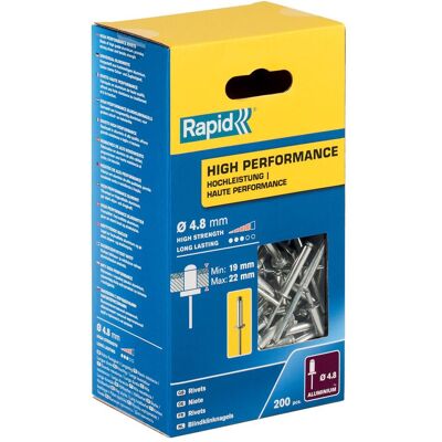Rapid, Nieten, Universal Blindniete Ø 4,8 x 25 mm Rapid, Nieten, Universal Blindniete Ø 4,8 x 25 mm