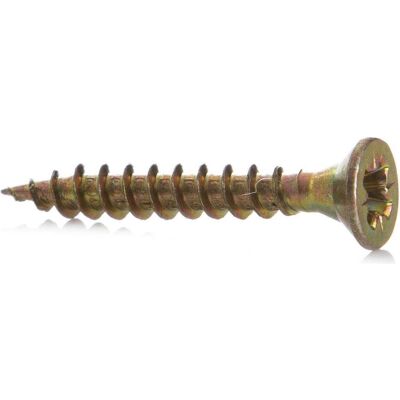 Haushalt, Dübel, CHIPBOARD SCREW 3.5X25 YLW ZP 50PCS G1 (50 Stk.) Haushalt, Dübel, CHIPBOARD SCREW 3.5X25 YLW ZP 50PCS G1 (50 Stk.)