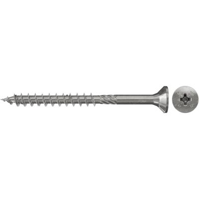Fischer Edelstahl PowerFast Holzschraube - 5x45mm - Korrosionsbeständig - 200 Stück Fischer Edelstahl PowerFast Holzschraube - 5x45mm - Korrosionsbeständig - 200 Stück