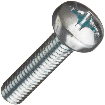 No Name, Schrauben, SCREWS PAN HEAD M6X45 ZN 20 PCS. (20 Schrauben pro Stück, 6 x 45 mm) No Name, Schrauben, SCREWS PAN HEAD M6X45 ZN 20 PCS. (20 Schrauben pro Stück, 6 x 45 mm)