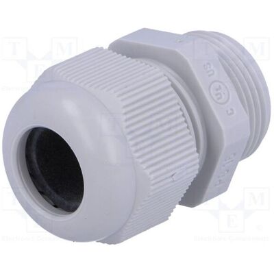 Fibox, Kabelverbindung, Kabelverschraubung PG16 IP68 Polyamid grau Fibox, Kabelverbindung, Kabelverschraubung PG16 IP68 Polyamid grau