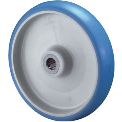 BS Rollen, Möbelrollen, Ersatzrad Rad-Ø 80 mm Tragfähigkeit 70 kg Polyurethan Achs-Ø 12 mm Nabenlänge 40 mm BS Rollen, Möbelrollen, Ersatzrad Rad-Ø 80 mm Tragfähigkeit 70 kg Polyurethan Achs-Ø 12 mm Nabenlänge 40 mm