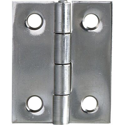 Schachermayer, Scharnier, Scharnier DIN 7954 B halbbreit 40 x 32 mm, Edelstahl Schachermayer, Scharnier, Scharnier DIN 7954 B halbbreit 40 x 32 mm, Edelstahl