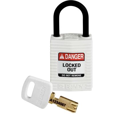 Brady, Vorhängeschloss, SafeKey Compact Lockout-Vorhängeschlösser aus Nylon Brady, Vorhängeschloss, SafeKey Compact Lockout-Vorhängeschlösser aus Nylon