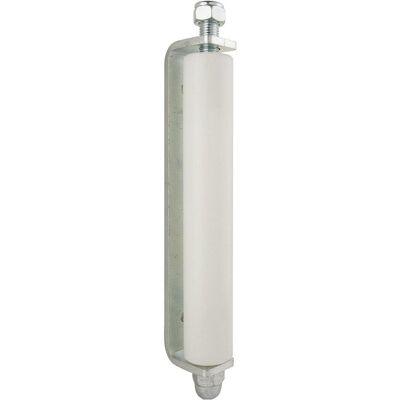 Ibfm, Zubehör Türbeschlag, Führungsrolle 469/LP, seitlich für Tore, ø 41 mm, Höhe 245 mm, Kunststoff weiss Ibfm, Zubehör Türbeschlag, Führungsrolle 469/LP, seitlich für Tore, ø 41 mm, Höhe 245 mm, Kunststoff weiss