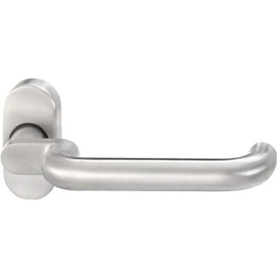 EDI, Türgriff + Türgarnitur, Profiltürdrückerlochteil 1130/2033 Edelstahl EST oval 8 mm gekröpft (Türgarnitur) EDI, Türgriff + Türgarnitur, Profiltürdrückerlochteil 1130/2033 Edelstahl EST oval 8 mm gekröpft (Türgarnitur)