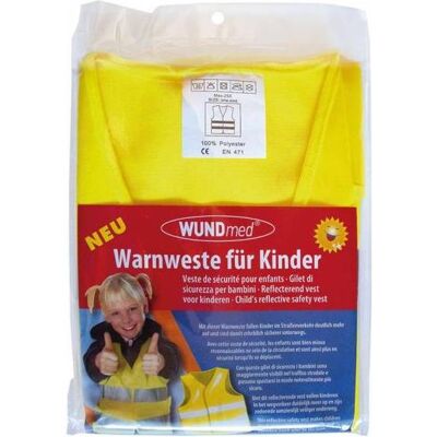 Magni, Warnweste, Warnweste gelb für Kinder Körpergrösse 70-104cm Magni, Warnweste, Warnweste gelb für Kinder Körpergrösse 70-104cm