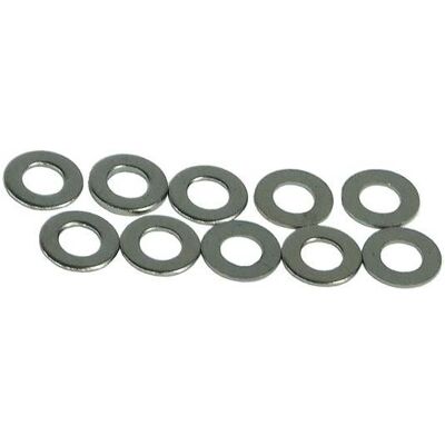 Aquatuning, Muttern + Unterlegscheiben, Unterlegscheibe DIN 125 M4 black nickel (10er pack) (M4) Aquatuning, Muttern + Unterlegscheiben, Unterlegscheibe DIN 125 M4 black nickel (10er pack) (M4)
