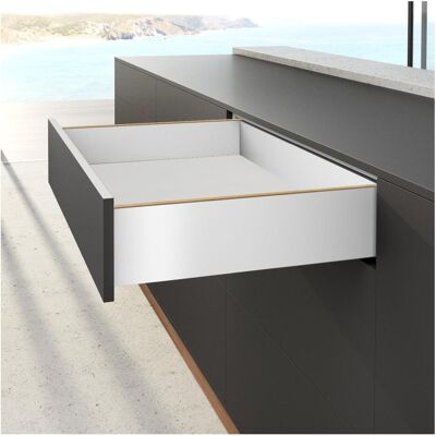 Hettich, Schubladenauszüge, Zargen-Set AvanTech YOU Höhe 139 mm, weiss Hettich, Schubladenauszüge, Zargen-Set AvanTech YOU Höhe 139 mm, weiss