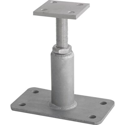 GH Baubeschläge PR - Höhenverstellbarer Stützenfuß, 80x80x8 mm GH Baubeschläge PR - Höhenverstellbarer Stützenfuß, 80x80x8 mm