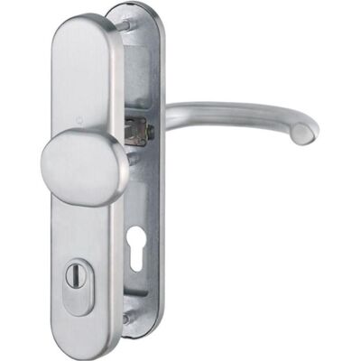 Hoppe, Türgriff + Türgarnitur, Schutzgarnitur Marseille E86G/3332ZA/3310/1138Z Edelstahl F69 92 mm 67-72 mm (Türgriff) Hoppe, Türgriff + Türgarnitur, Schutzgarnitur Marseille E86G/3332ZA/3310/1138Z Edelstahl F69 92 mm 67-72 mm (Türgriff)