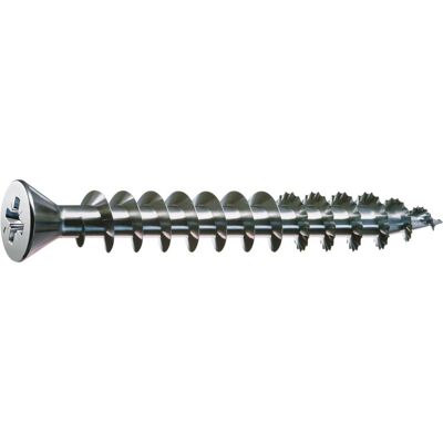 Spax, Schrauben, Senkkopf Bremsrippen Kleiner Kopf Kreuzschlitz Z1 Vollgewinde Wirox (1000 Schrauben pro Stück, 3 x 15 mm) Spax, Schrauben, Senkkopf Bremsrippen Kleiner Kopf Kreuzschlitz Z1 Vollgewinde Wirox (1000 Schrauben pro Stück, 3 x 15 mm)