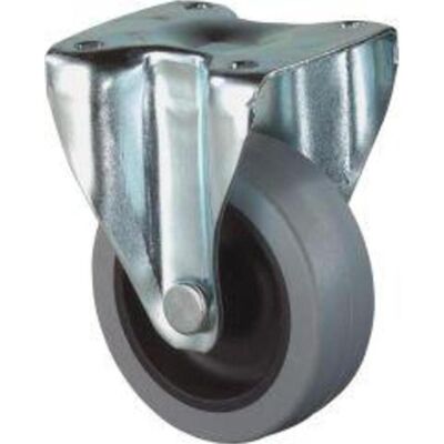 Magni, Möbelrollen, Bockrolle, Gummirad grau Gleitlager 80 mm Magni, Möbelrollen, Bockrolle, Gummirad grau Gleitlager 80 mm