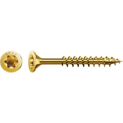 Spax, Schrauben, Universalschraube 6 x 260 mm Senkkopf T-STAR plus Teilgewinde 4CUT Verzinkt, gelb passiviert... (100 Schrauben pro Stück) Spax, Schrauben, Universalschraube 6 x 260 mm Senkkopf T-STAR plus Teilgewinde 4CUT Verzinkt, gelb passiviert... (100 Schrauben pro Stück)
