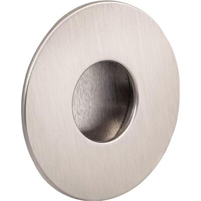 Estamp, Möbelgriff, Muschelgriff Geometric rund ø 70 mm, Einlass ø 45 mm, ZN Edelstahl Effekt Estamp, Möbelgriff, Muschelgriff Geometric rund ø 70 mm, Einlass ø 45 mm, ZN Edelstahl Effekt