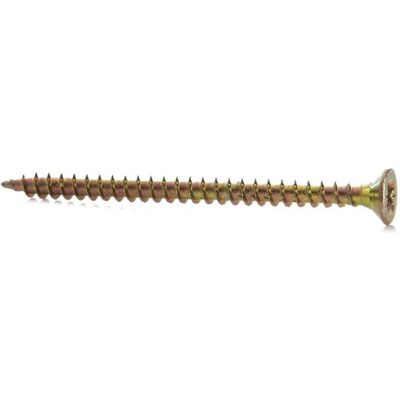 Haushalt, Dübel, CHIPBOARD SCREW 3.5X50 YLW ZP 20PCS G1 (20 Stk.) Haushalt, Dübel, CHIPBOARD SCREW 3.5X50 YLW ZP 20PCS G1 (20 Stk.)