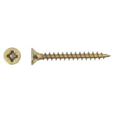Dübel, CHIPBOARD SCREW 3.5X30 YLW ZP 50PCS G1 (50 Stk.) Dübel, CHIPBOARD SCREW 3.5X30 YLW ZP 50PCS G1 (50 Stk.)