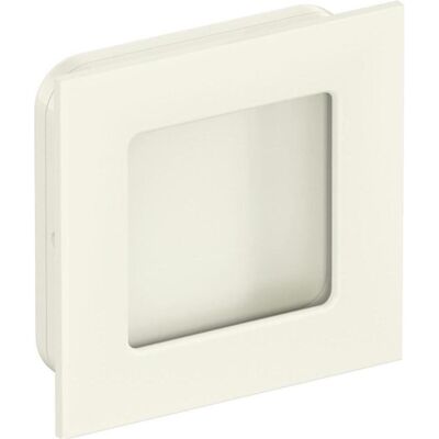 Hewi, Möbelgriff, Schiebetürschale 544.60 Polyamid 99 reinweiss glänzend quadratisch geeignet für Holztüren Länge Hewi, Möbelgriff, Schiebetürschale 544.60 Polyamid 99 reinweiss glänzend quadratisch geeignet für Holztüren Länge