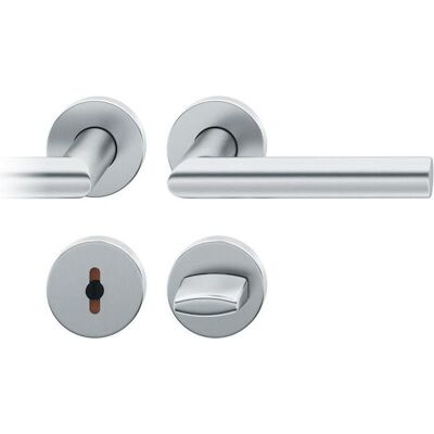 FSB, Türgriff + Türgarnitur, Rosettengarnitur 12 1076 Edelstahl F69 rund WC-R8 DIN links / rechts D/D FSB, Türgriff + Türgarnitur, Rosettengarnitur 12 1076 Edelstahl F69 rund WC-R8 DIN links / rechts D/D