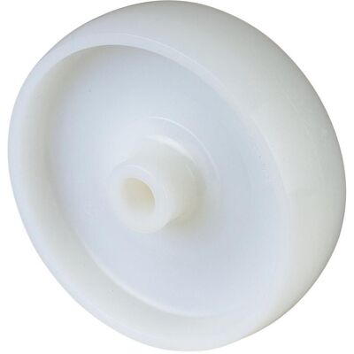 BS Rollen, Möbelrollen, Ersatzrad Rad-Ø 125 mm Tragfähigkeit 300 kg Kunststoff weiss Achs-Ø 15 mm Nabenlänge 44 mm BS Rollen, Möbelrollen, Ersatzrad Rad-Ø 125 mm Tragfähigkeit 300 kg Kunststoff weiss Achs-Ø 15 mm Nabenlänge 44 mm