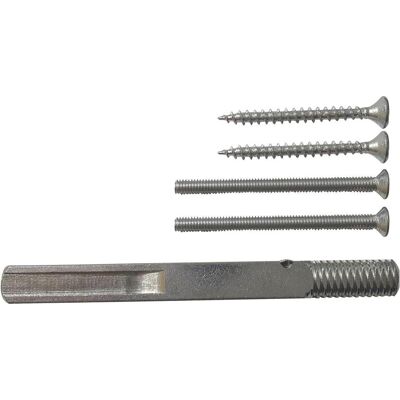 Grundmann, Türgriff + Türgarnitur, GEOS Stift 8,5 - und Schraubenset, 47 - 52 mm, Stahl verzinkt, 1 Beutel (Türgriff) Grundmann, Türgriff + Türgarnitur, GEOS Stift 8,5 - und Schraubenset, 47 - 52 mm, Stahl verzinkt, 1 Beutel (Türgriff)