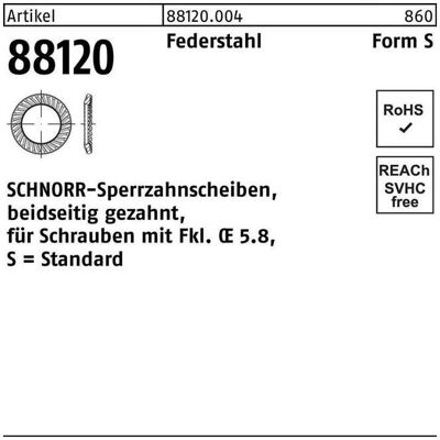 Schnorr - 88120 - S 20 K - Federstahl Scheibe Schnorr - 88120 - S 20 K - Federstahl Scheibe
