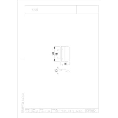 Magni, Fenstergriff, Hoppe Balkontürgriff K435,F8019 Magni, Fenstergriff, Hoppe Balkontürgriff K435,F8019